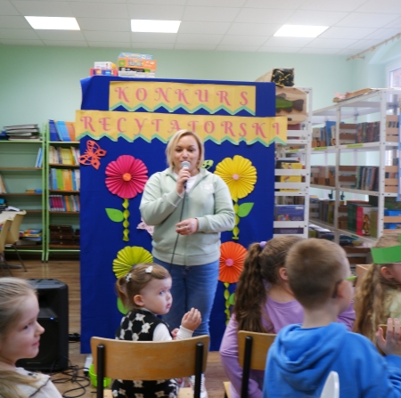 PRZEDSZKOLNY KONKURS RECYTATORSKI - 07.04.2025 r.