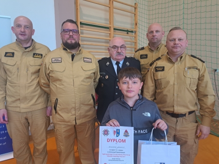 OGÓLNOPOLSKI TURNIEJ WIEDZY POŻARNICZEJ ''MŁODZIEŻ ZAPOBIEGA POŻAROM'' - ETAP POWIATOWY - 29.04.2025 r.