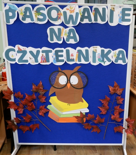 PASOWANIE NA CZYTELNIKA UCZNIÓW KLAS I - 21.10.2026 r.